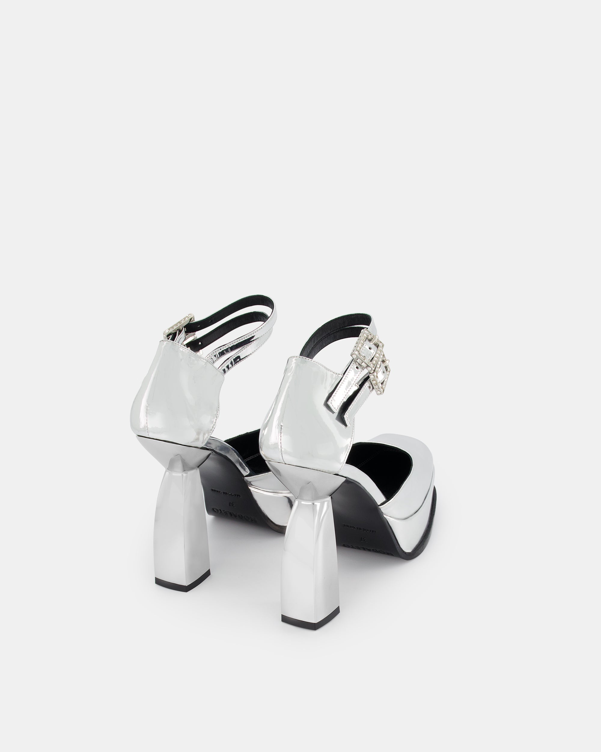 Escarpins Angel Y 120 - Argent Specchio