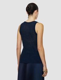 Indigo Débardeur Maille - Indigo
