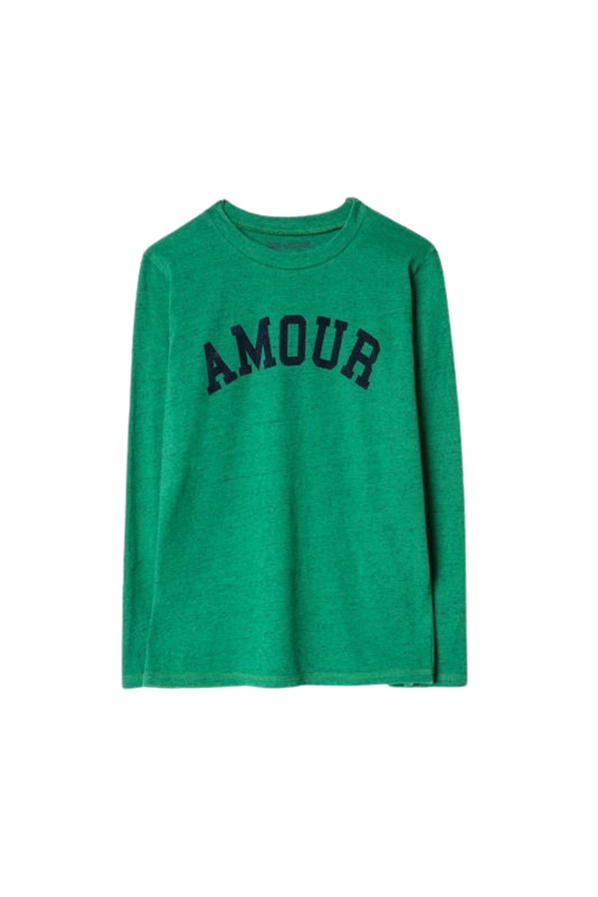 T-shirt Anie en laine - Vert