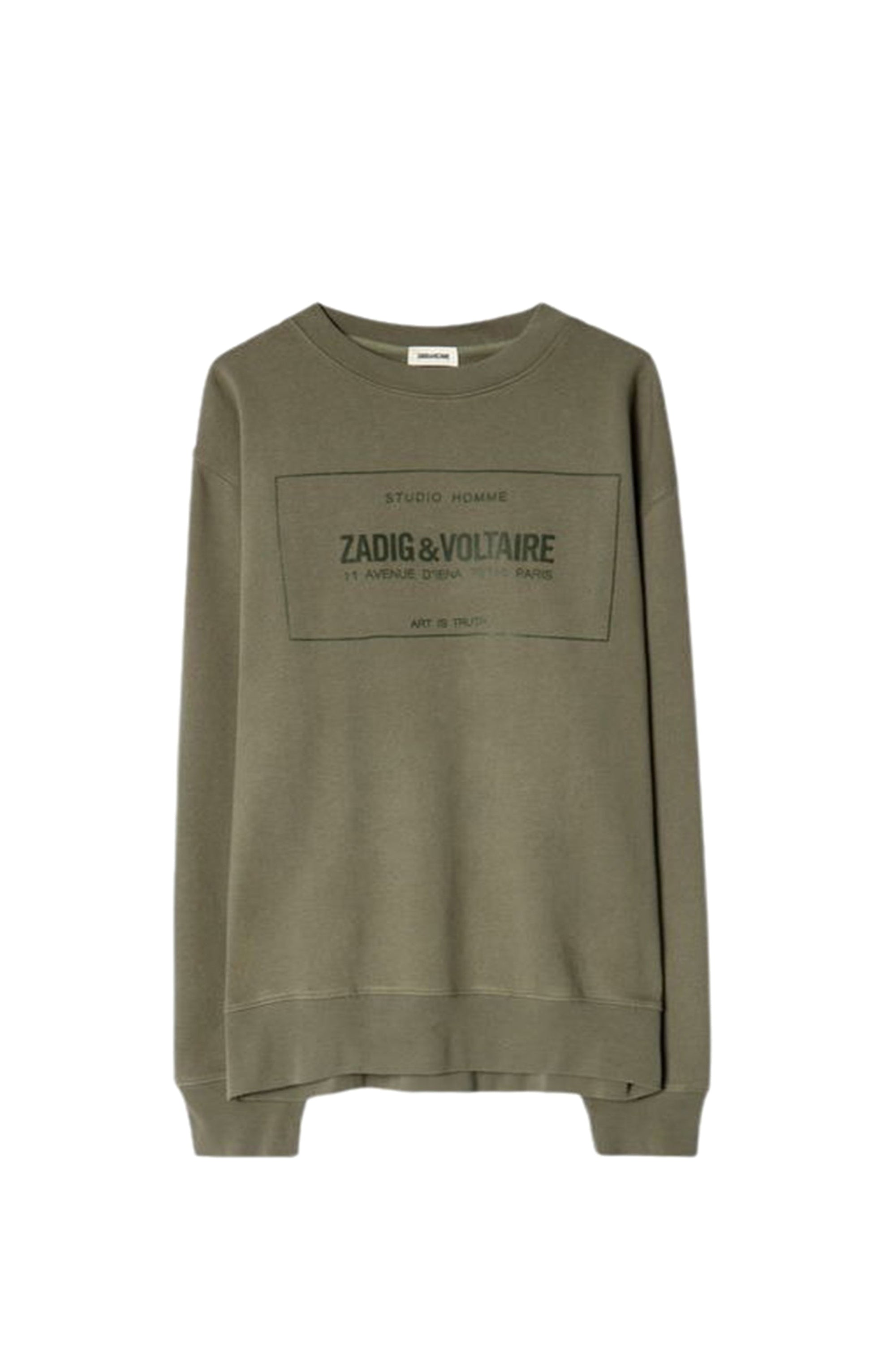 Sweat-shirt Simba Blason - Kaki Clair