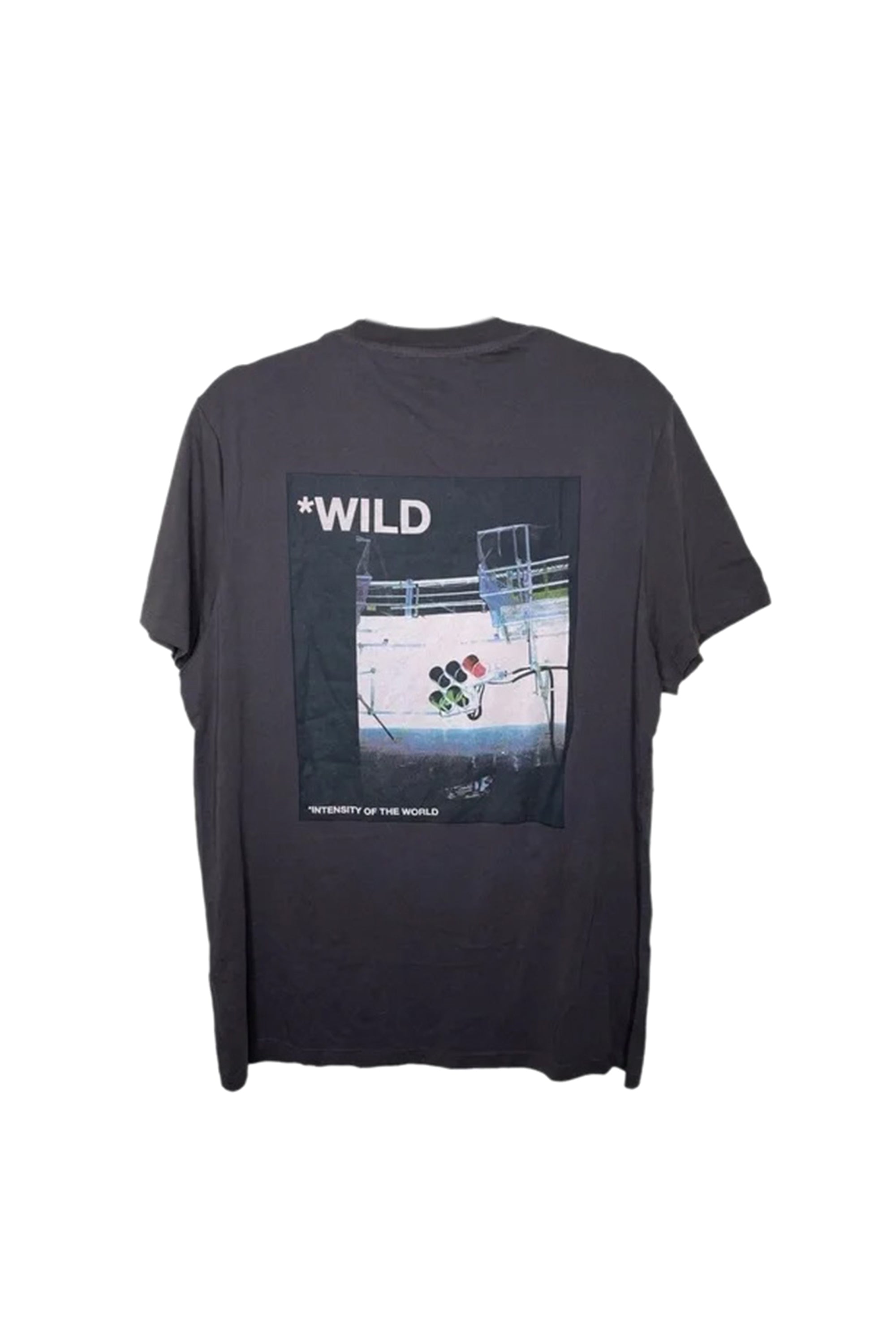 T-shirt Ted Photoprint Wild - Anthracite