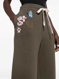 Sofia Holly printed trousers - Khaki