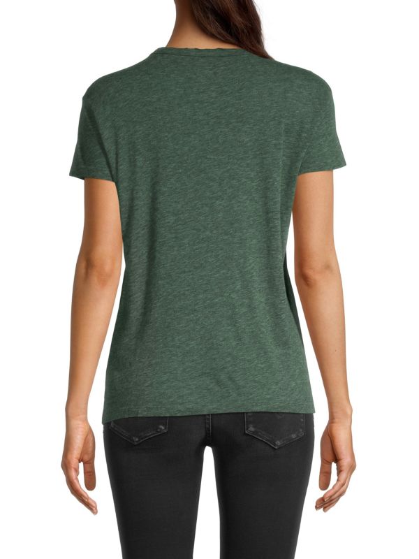 T-shirt Walk floqué "JTM" - Navy