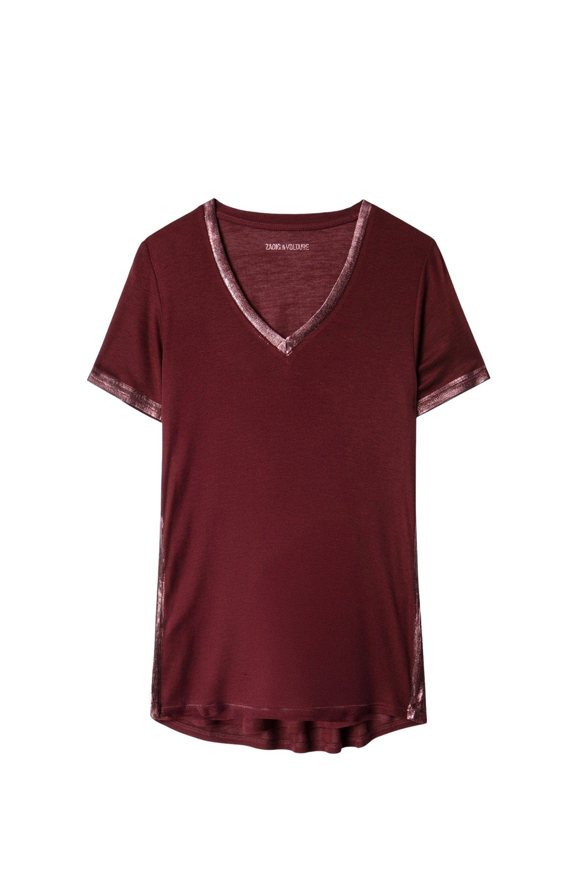 Atia Foil T-shirt - Bordeaux