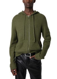 Cardigan Clash en cachemire - Dark Olive