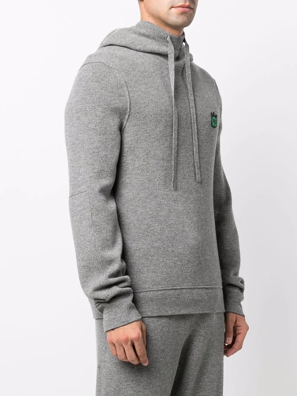 Pull Hewitt en laine - Gris Moyen