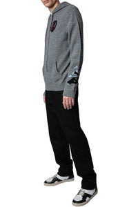 Pull Clay en laine - Gris Moyen