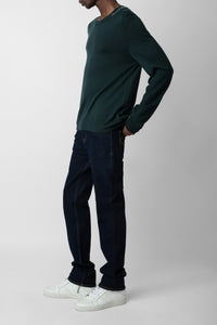 Pull Kennedy en laine - Vert De Gris