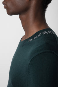Pull Kennedy en laine - Vert De Gris