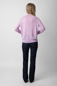 Sweat-shirt Life We Wings en laine - Soft Pink