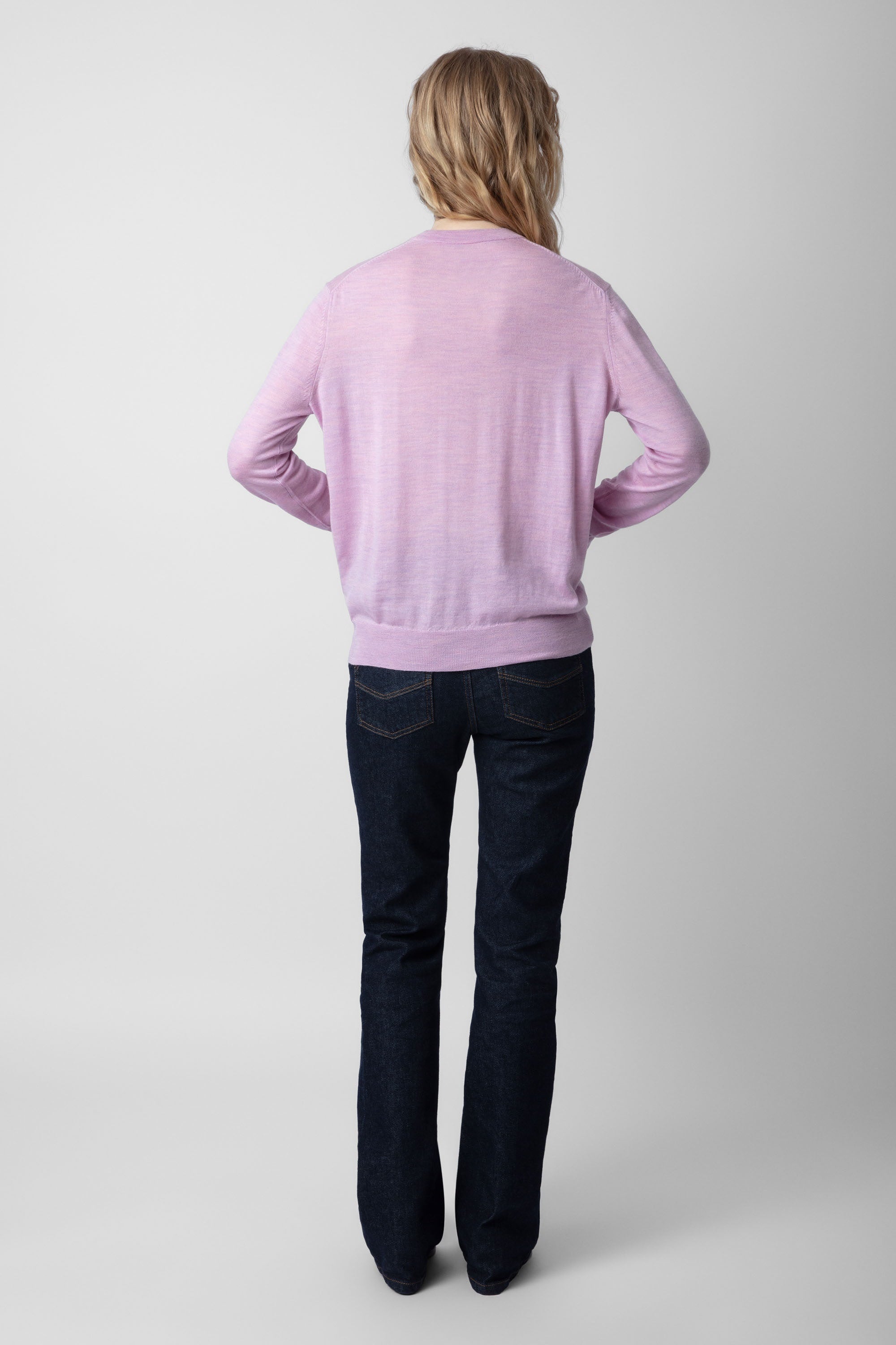 Sweat-shirt Life We Wings en laine - Soft Pink