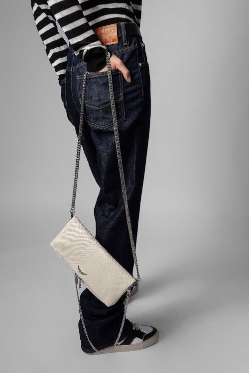 Pochette Rock Savage en cuir - Flash