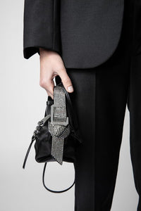 Sac Le Cecilia Mini en cuir - Noir