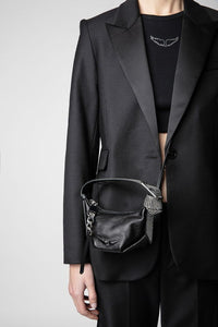 Sac Le Cecilia Mini en cuir - Noir