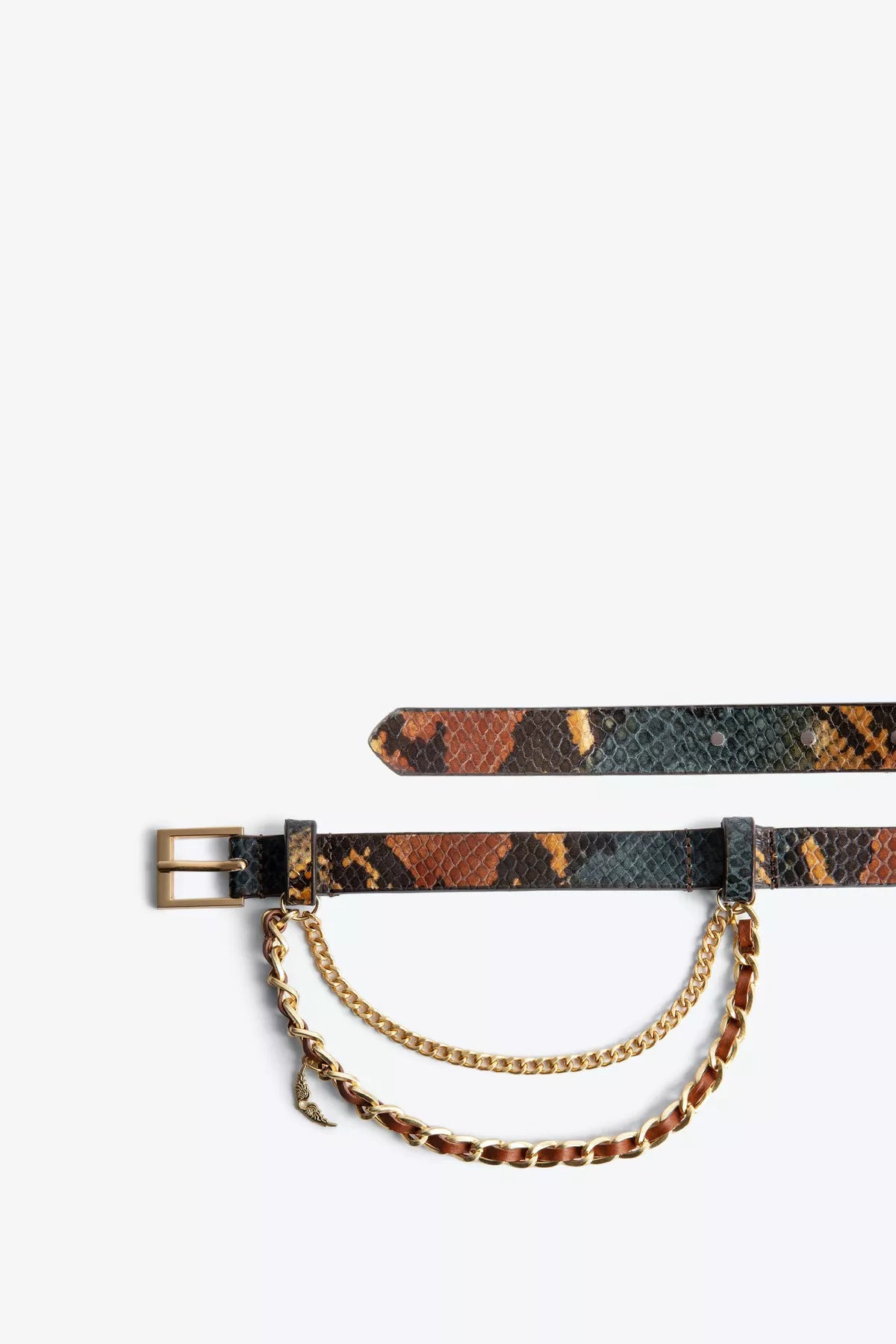 Ceinture Rock Chain en cuir - Swing