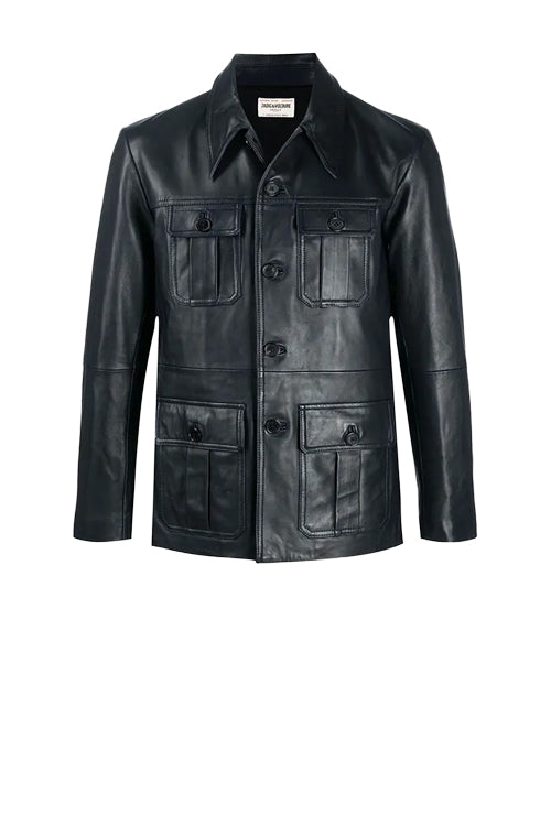 Blouson D-Lowy Show en cuir - Night