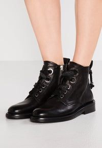 Laureen Roma leather ankle boots - Black