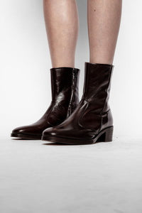 Bottines Preiser en cuir - Dark Brown