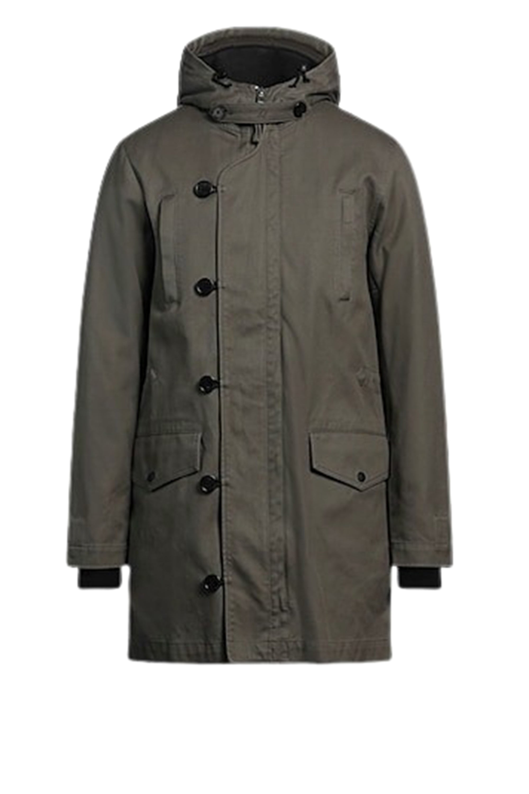 Parka Kim Amo en lin - Kaki Clair