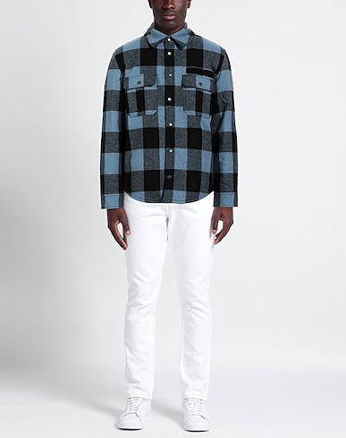 Surchemise Bali en laine - Denim Bleu