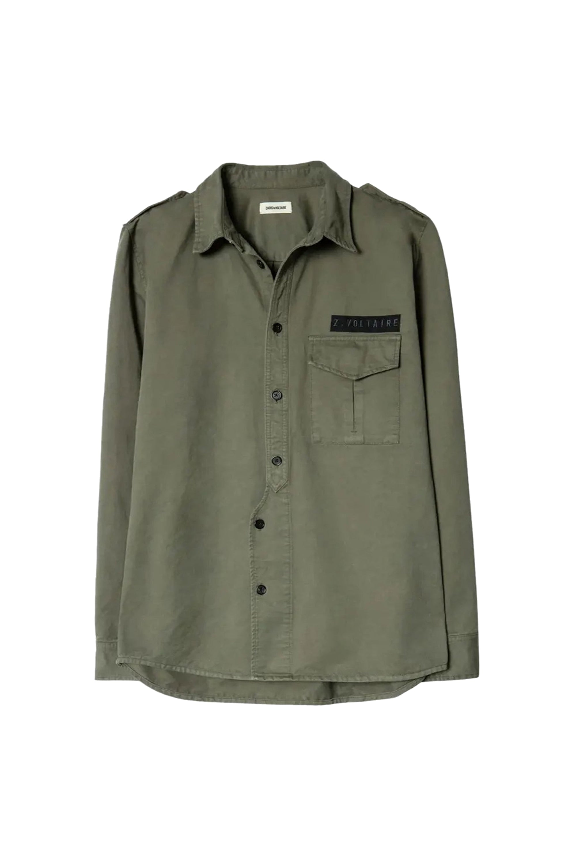 Chemise Serge Mili Dye - Kaki Clair