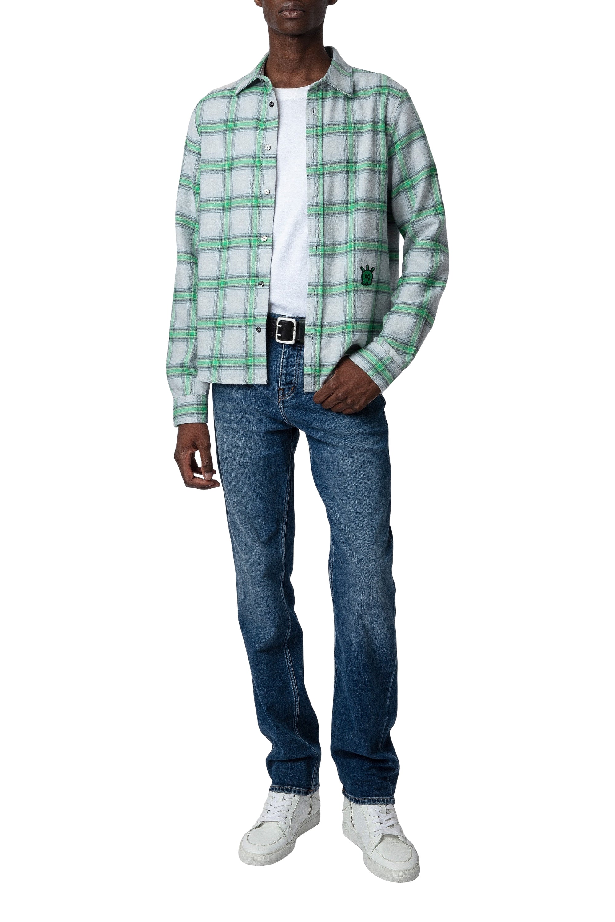 Chemise Stan Skull - Acid Green
