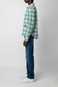 Chemise Stan Skull - Acid Green
