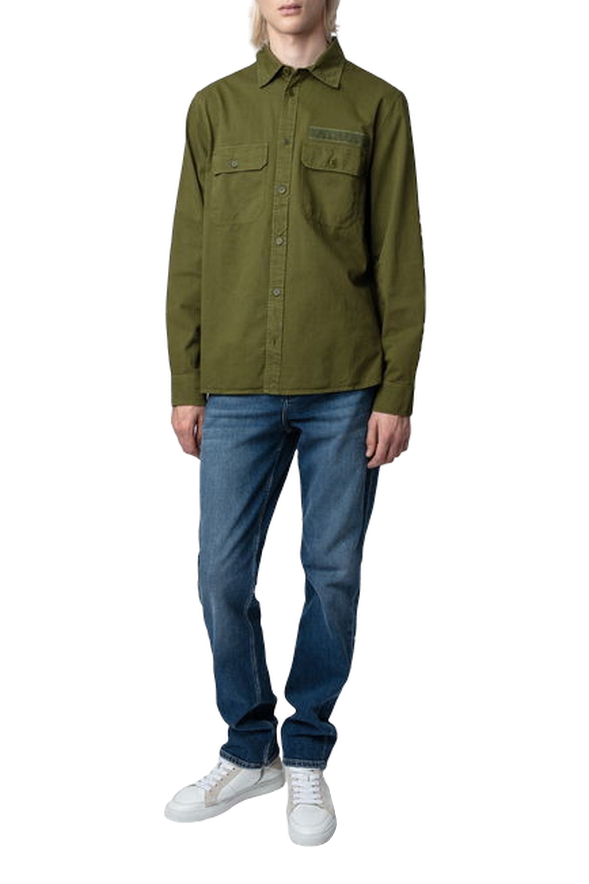 Chemise Serge - Dark Olive