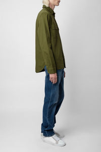 Chemise Serge - Dark Olive
