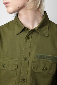 Chemise Serge - Dark Olive