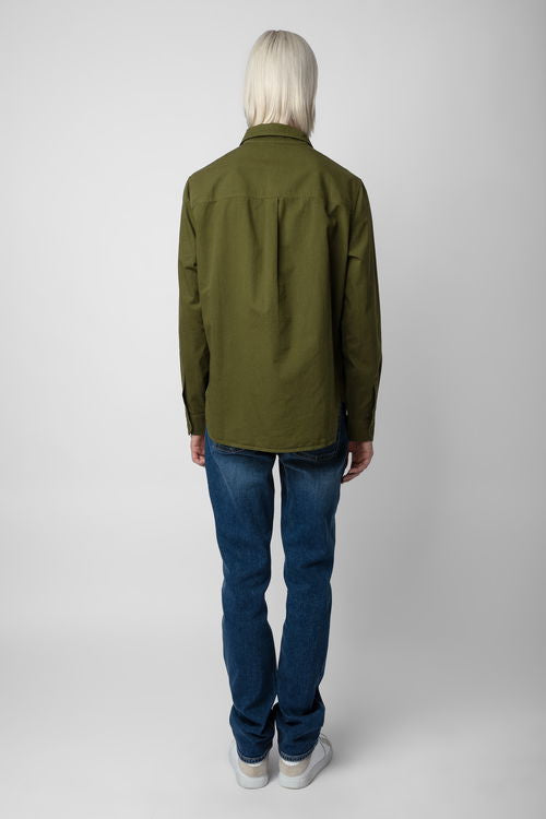Chemise Serge - Dark Olive
