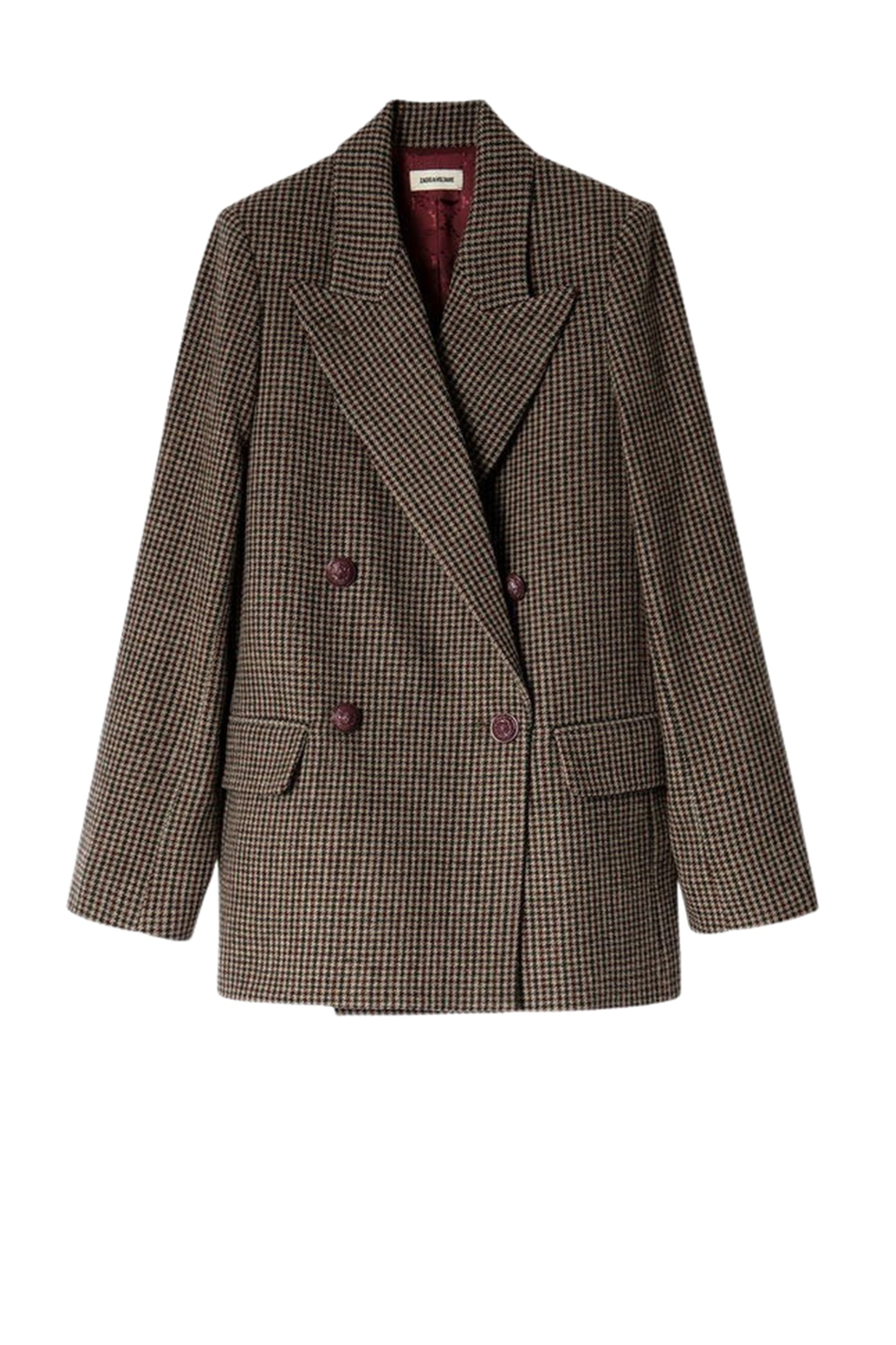 Veste View Dogstooth - Marron