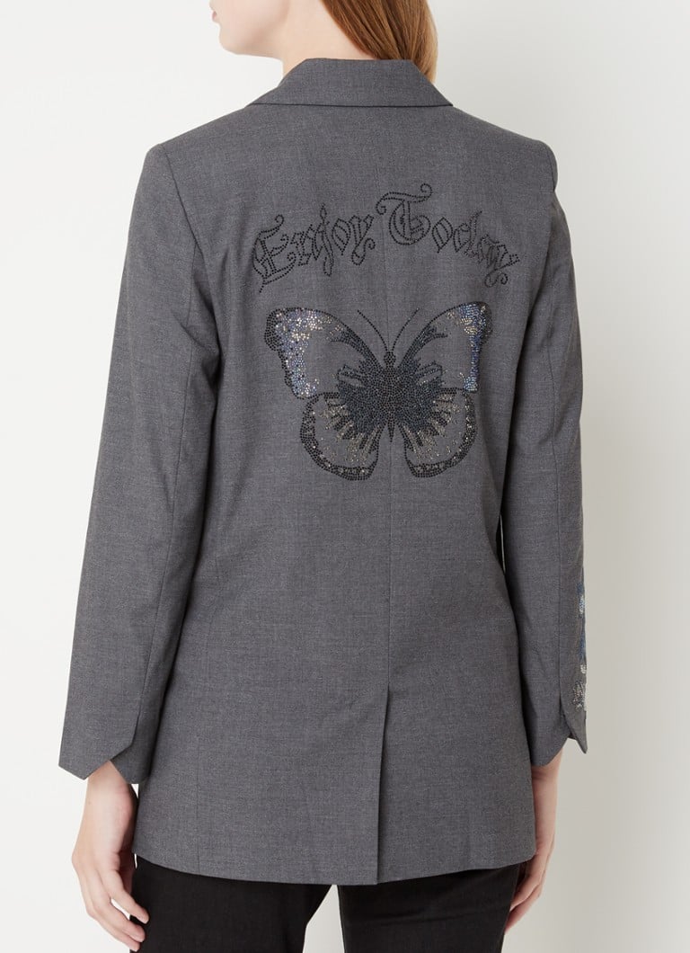 Veste Viva Chine Strass - Gris Chine