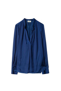 Blouse Tink en satin - Bleu De Chine