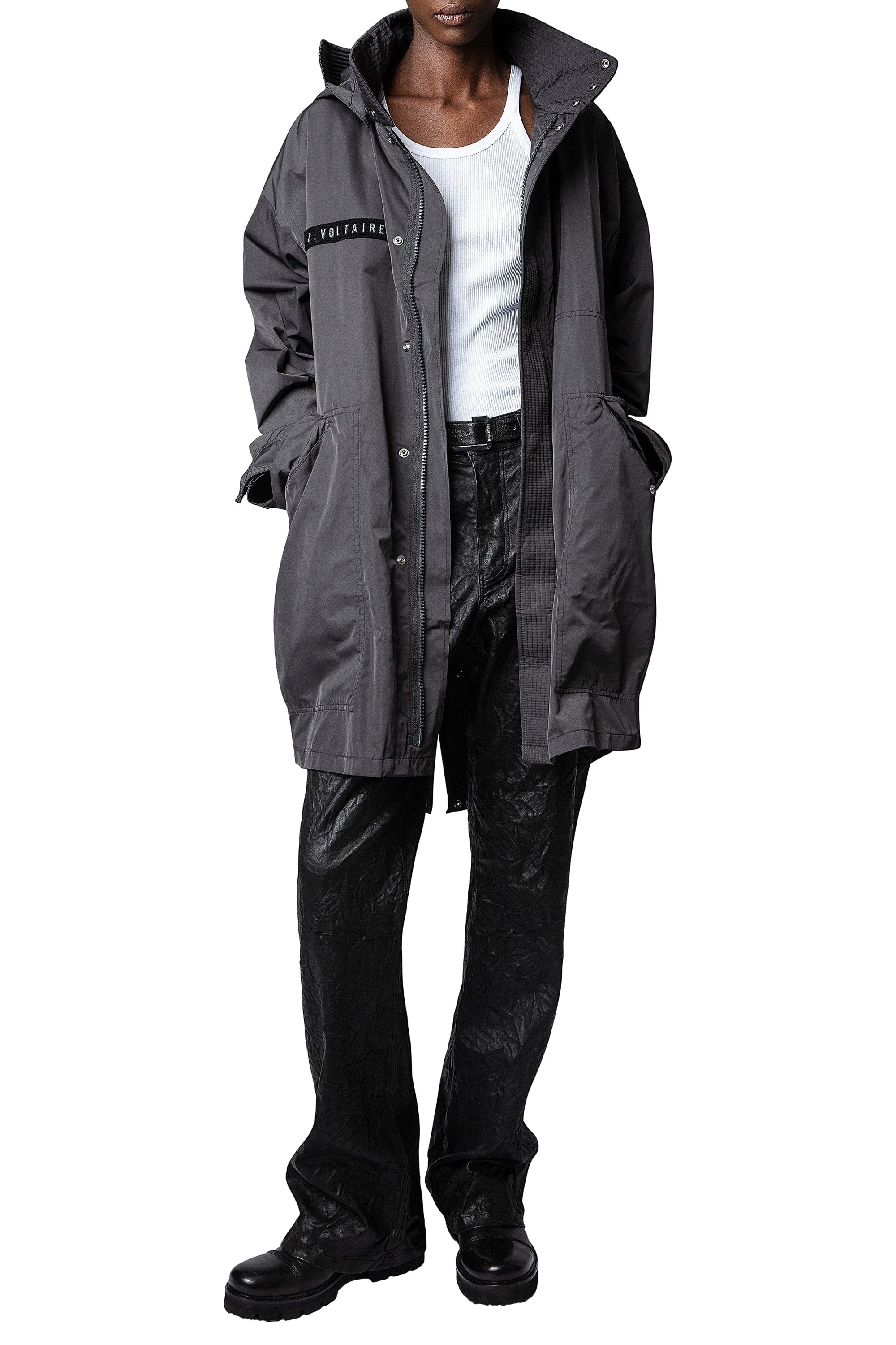 Parka Beckett - Grey Denim