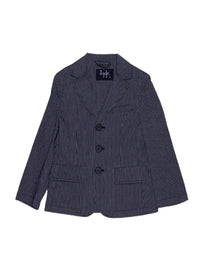 Blazer in seersucker rigato