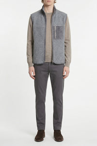 Gilet en cachemire - Gris & Gris foncé