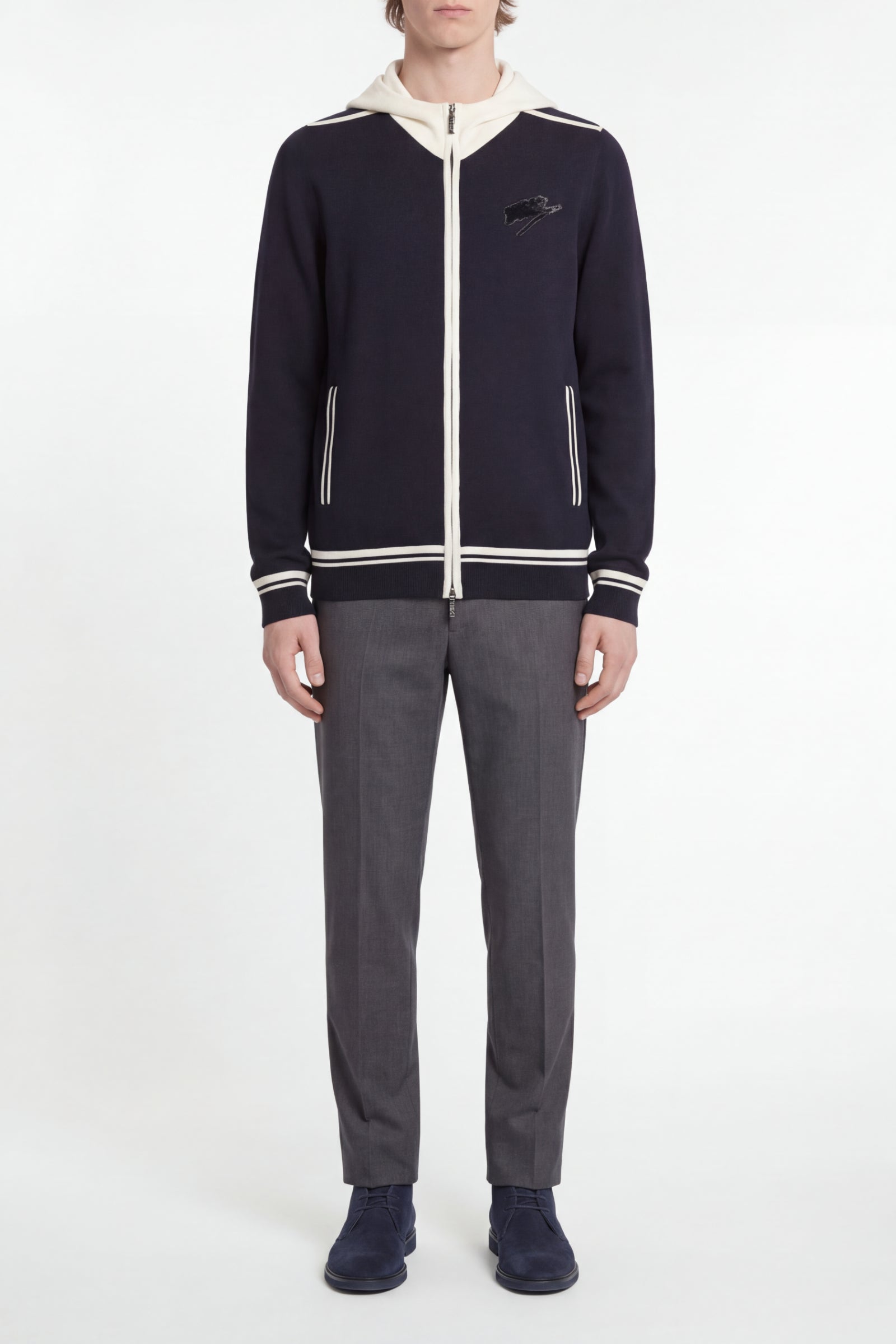 Ensemble de survêtement à poches en laine - Dark Navy