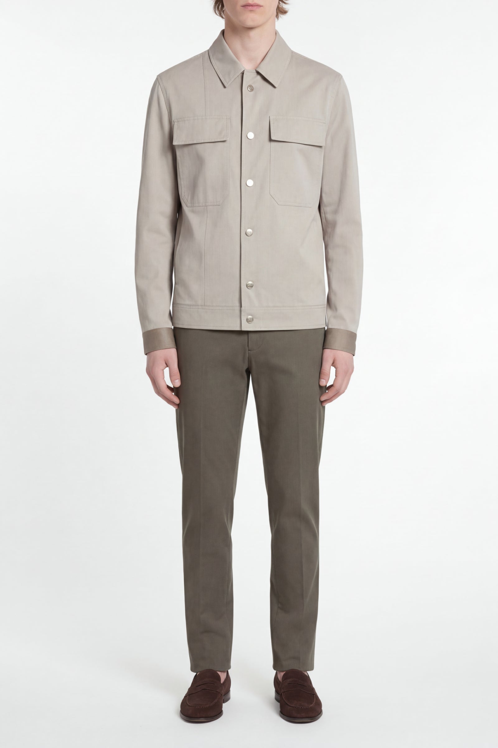 Veste à surpiqûres - Sand