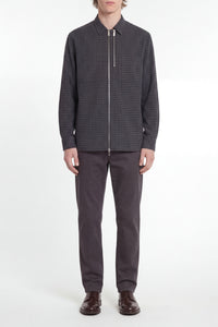 Surchemise à motif vichy - Gris & Noir