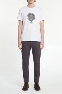 Embroidered graphic T-shirt - White