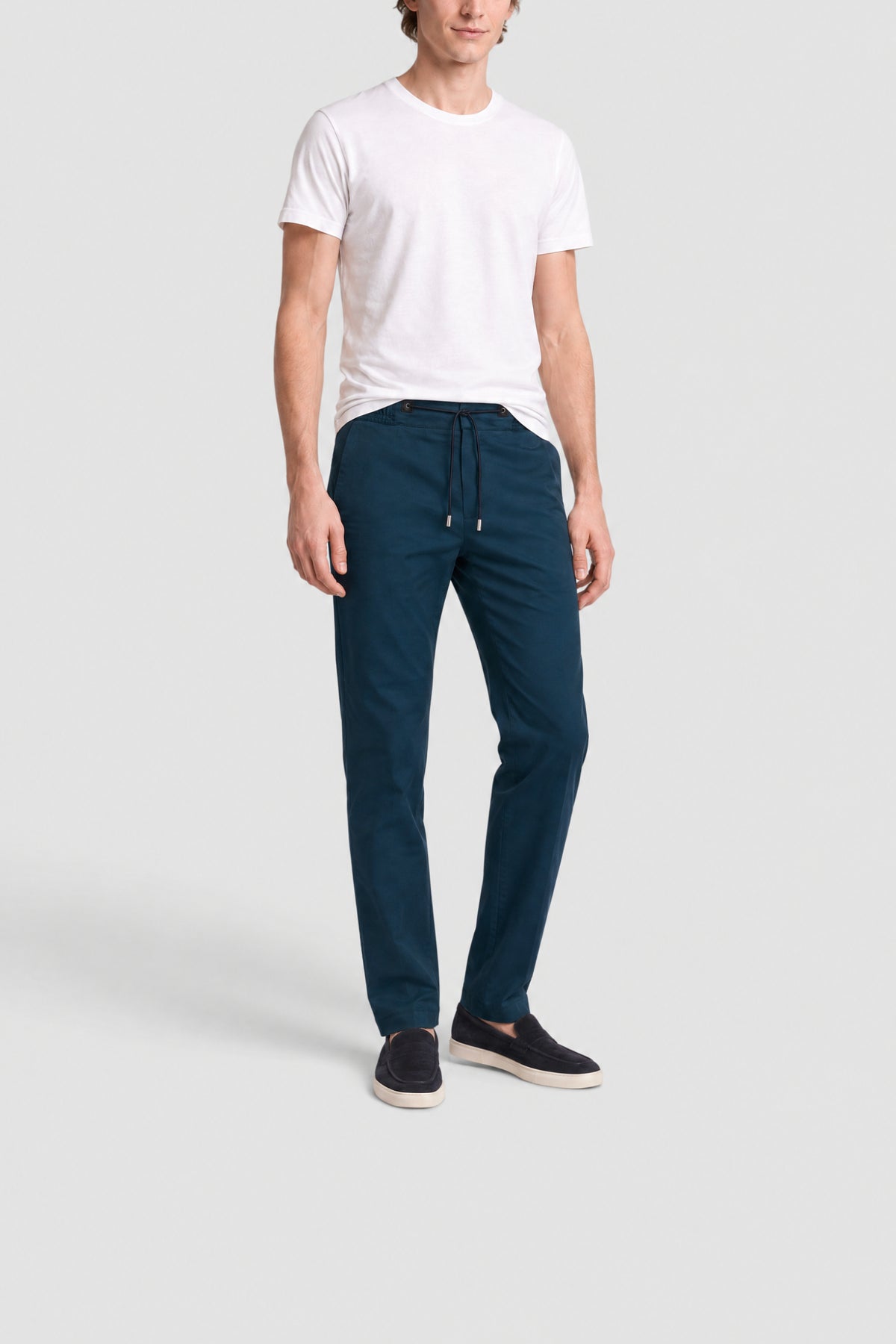 Pantalon à taille élastiquée - Peacock