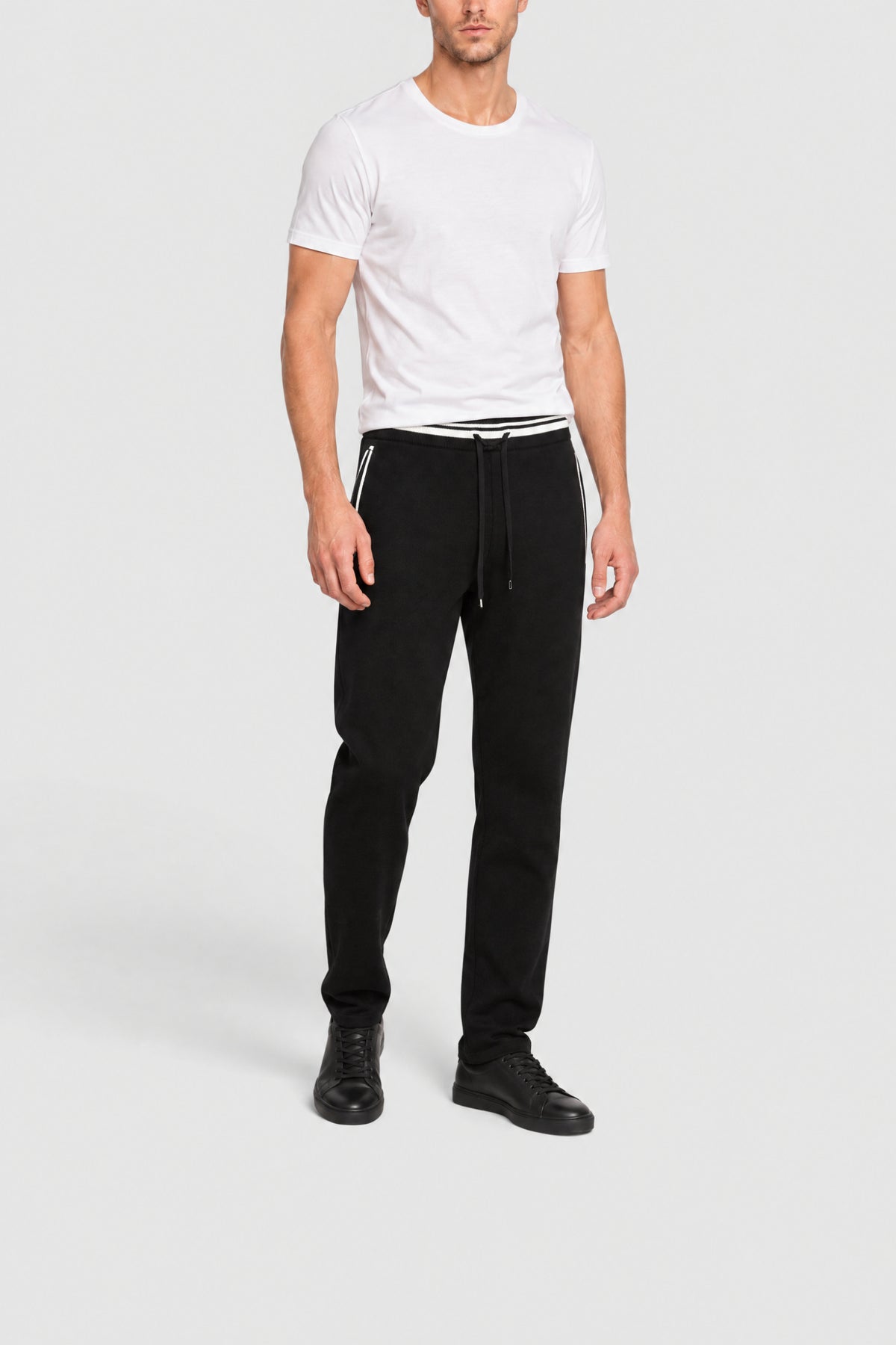 Pantalon de survêtement en laine - Noir