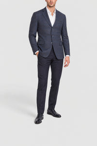 Wool button-up jacket - Blue