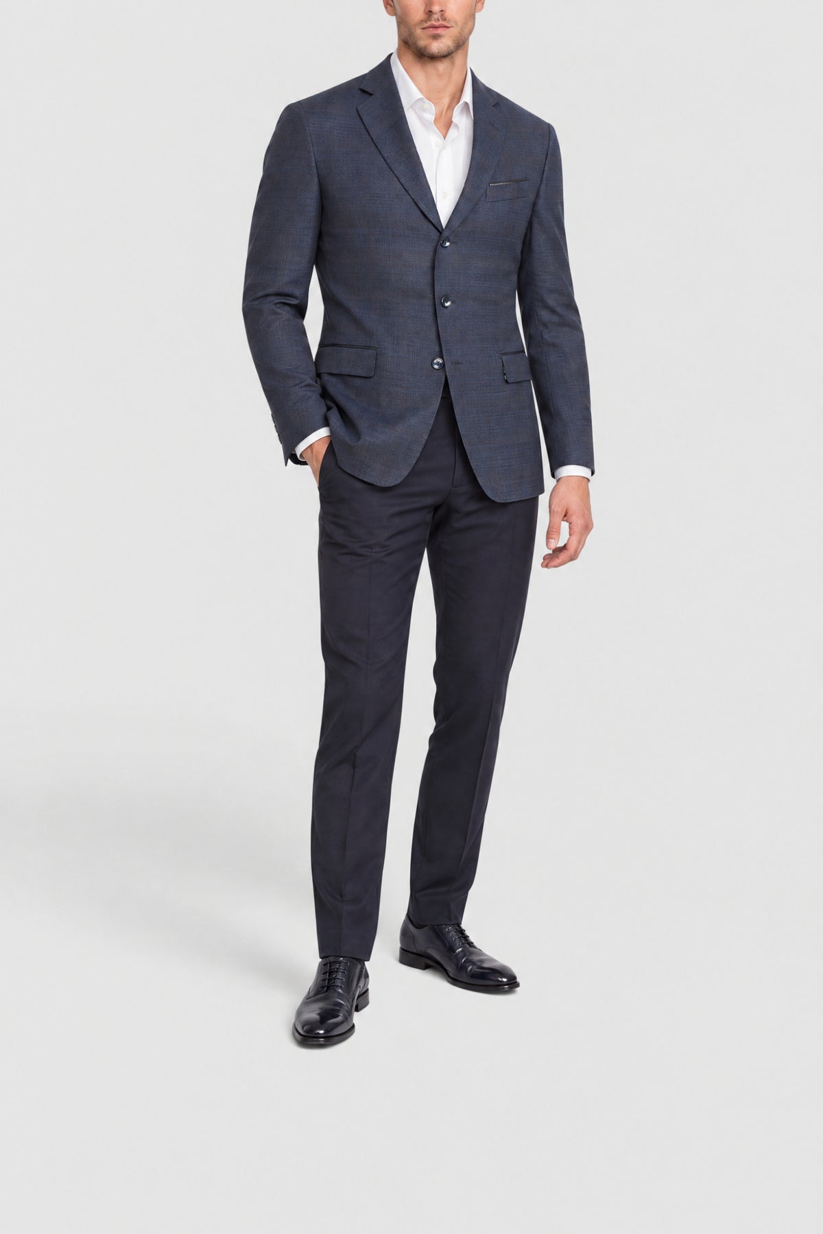 Wool button-up jacket - Blue