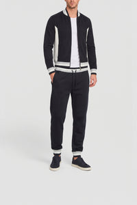 Tracksuit with contrasting trim - Black
