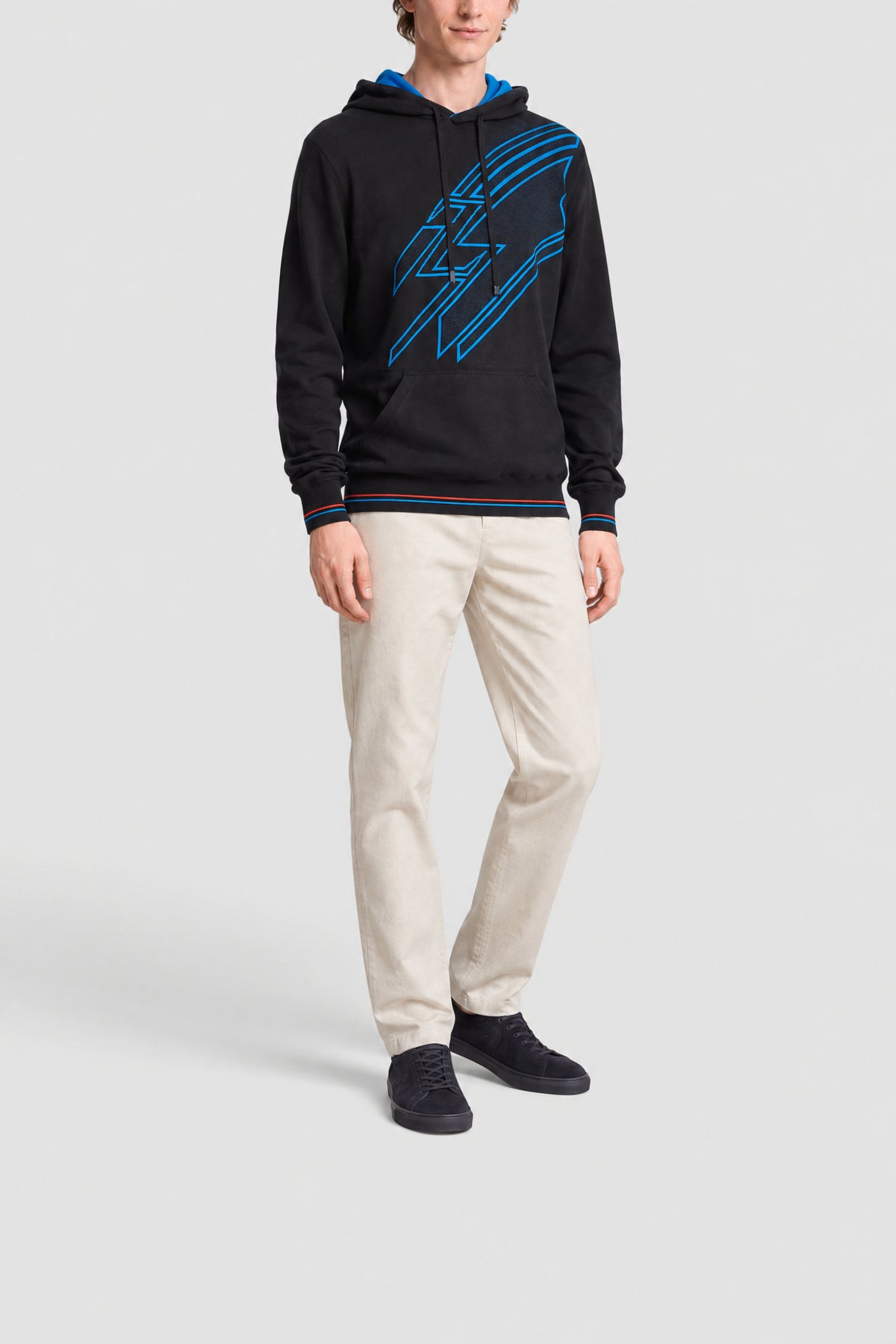 Logo hoodie - Blue