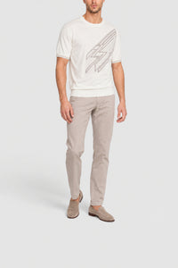 T-shirt with contrasting details - White