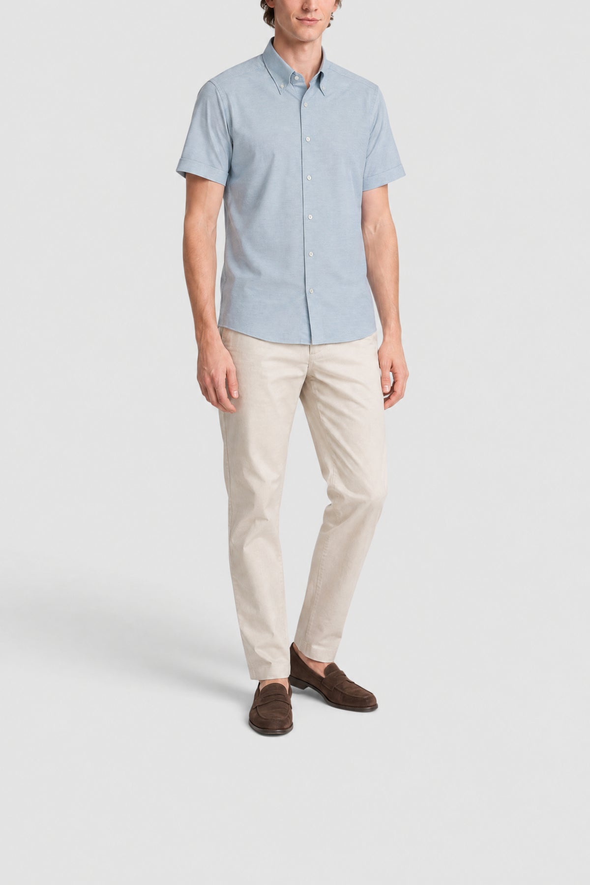 Chemise à manches courtes - Bleu