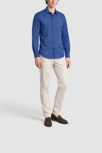 Chemise à manches longues - Bleu